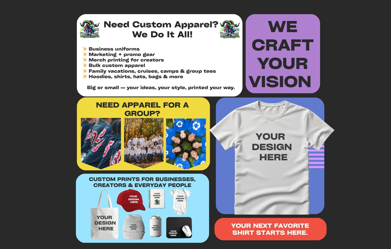 Custom Apparel & Accessories