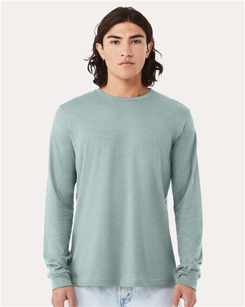 Heather CVC Long Sleeve Tee BELLA + CANVAS - 3501CVC