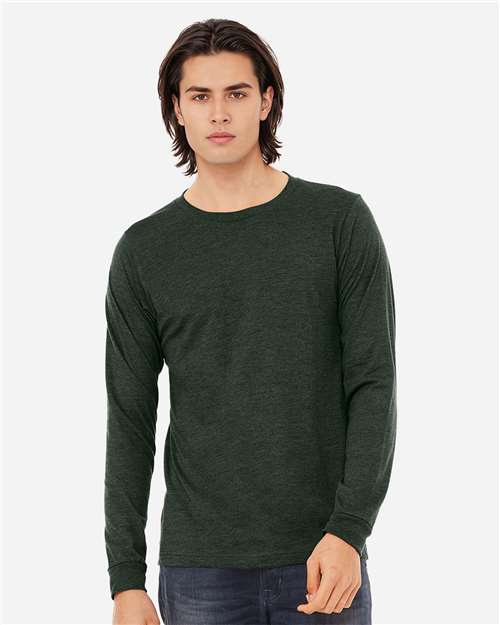 Heather CVC Long Sleeve Tee BELLA + CANVAS - 3501CVC