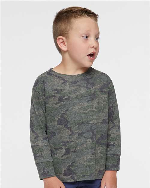 Toddler Fine Jersey Long Sleeve Tee Rabbit Skins - 3302