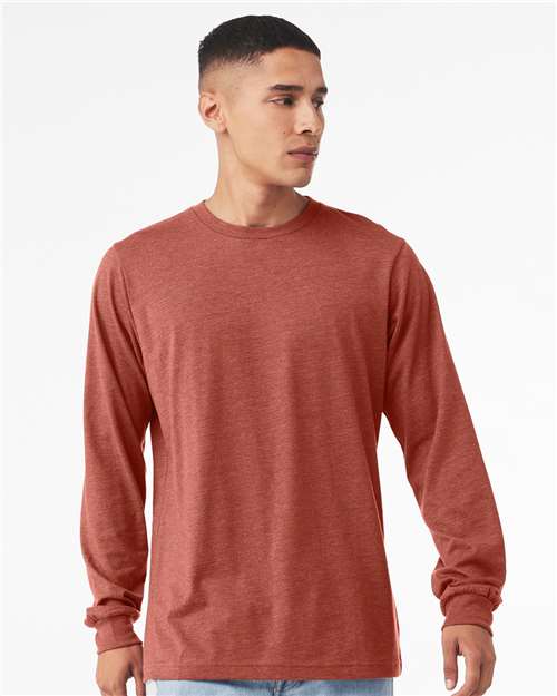 Heather CVC Long Sleeve Tee BELLA + CANVAS - 3501CVC