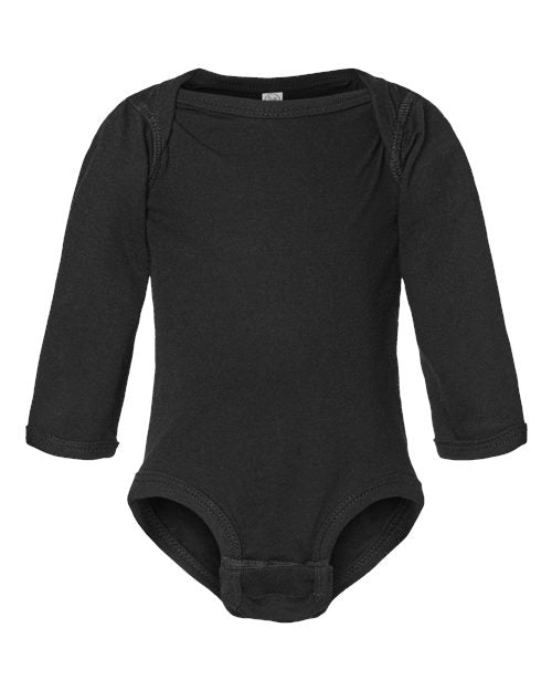 Infant Fine Jersey Long Sleeve Bodysuit Rabbit Skins - 4421