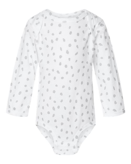 Infant Fine Jersey Long Sleeve Bodysuit Rabbit Skins - 4421