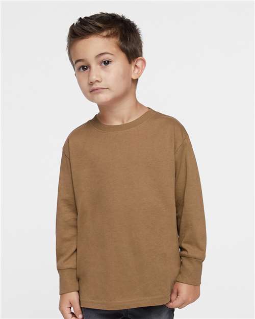 Toddler Fine Jersey Long Sleeve Tee Rabbit Skins - 3302