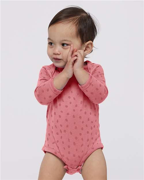 Infant Fine Jersey Long Sleeve Bodysuit Rabbit Skins - 4421