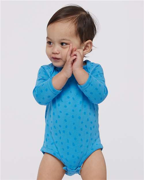 Infant Fine Jersey Long Sleeve Bodysuit Rabbit Skins - 4421