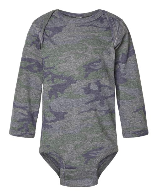 Infant Fine Jersey Long Sleeve Bodysuit Rabbit Skins - 4421