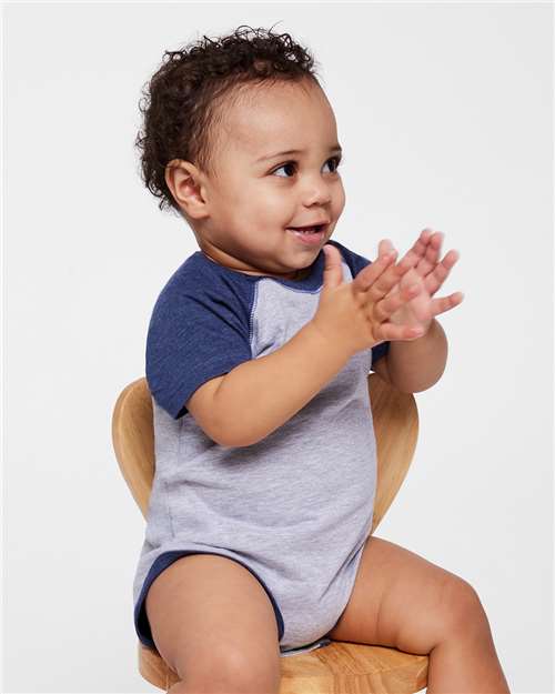 Infant Baseball Fine Jersey Bodysuit Rabbit Skins - 4430