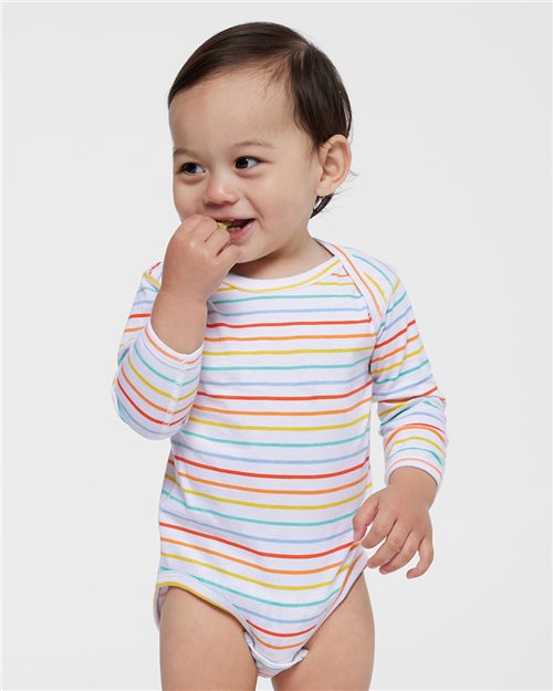 Infant Fine Jersey Long Sleeve Bodysuit Rabbit Skins - 4421