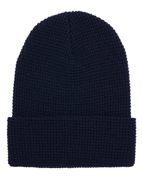 Waffle Cuffed Knit Beanie YP Classics - 2501K