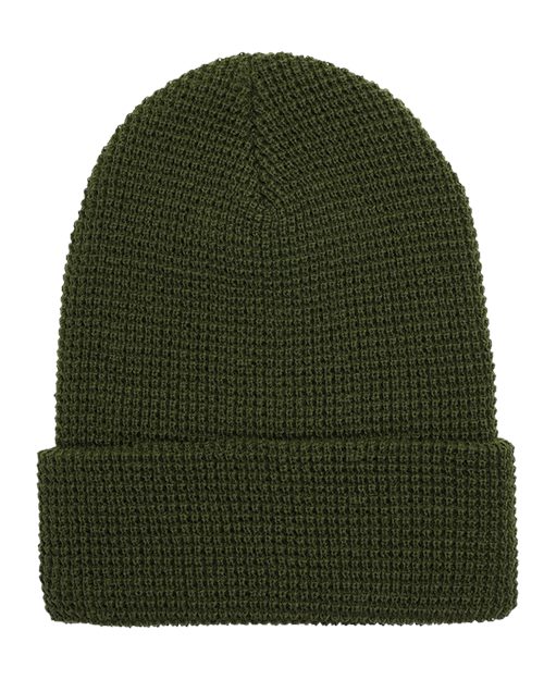 Waffle Cuffed Knit Beanie YP Classics - 2501K