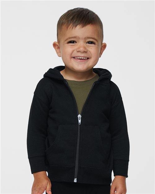 Infant Full-Zip Fleece Hoodie Sweatshirt Rabbit Skins - 3446