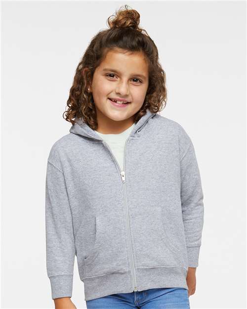 Toddler Full-Zip Fleece Hoodie Sweatshirt Rabbit Skins - 3346