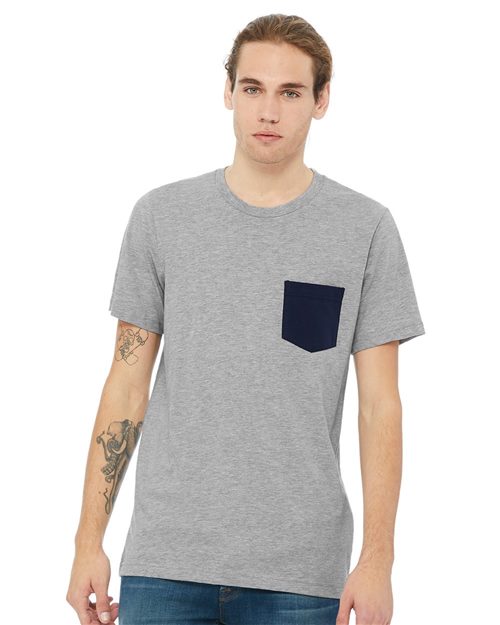 Men's Jersey Pocket Tee BELLA + CANVAS - 3021