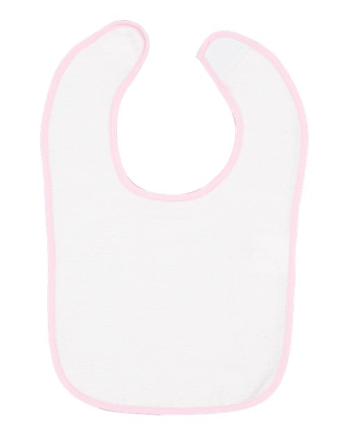 Infant Contrast Trim Terry Bib Rabbit Skins - 1003