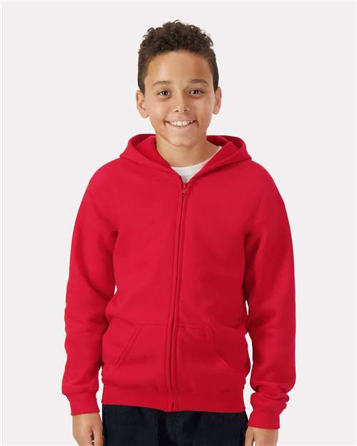 Youth Heavy Blend™ Full-Zip Hooded Sweatshirt Gildan - 18600B