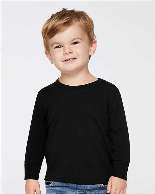 Toddler Cotton Jersey Long Sleeve Tee Rabbit Skins - 3311