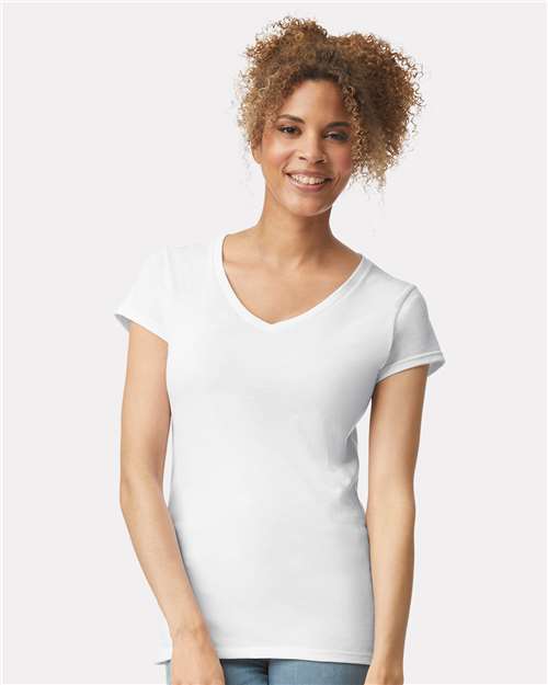 Women's Softstyle® V-Neck T-Shirt Gildan - 64V00L