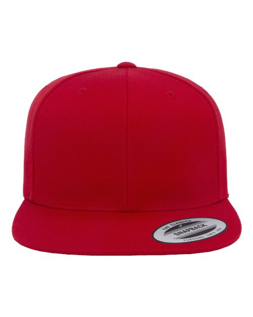 Premium Flat Bill Snapback Cap YP Classics - 6089M
