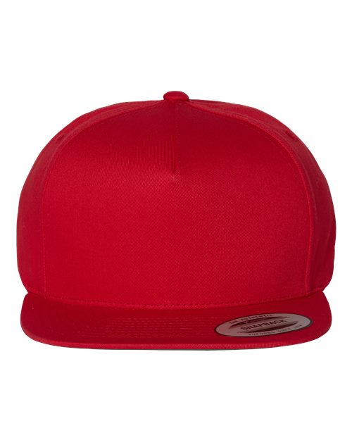 Five-Panel Cotton Twill Snapback Cap YP Classics - 6007