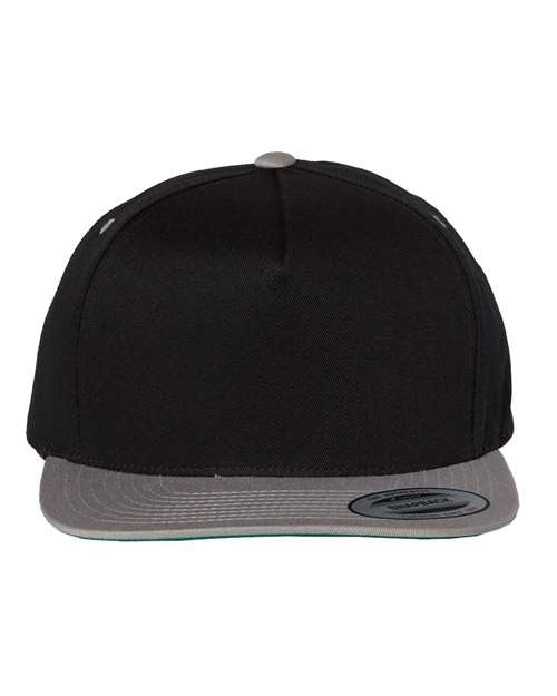 Five-Panel Cotton Twill Snapback Cap YP Classics - 6007