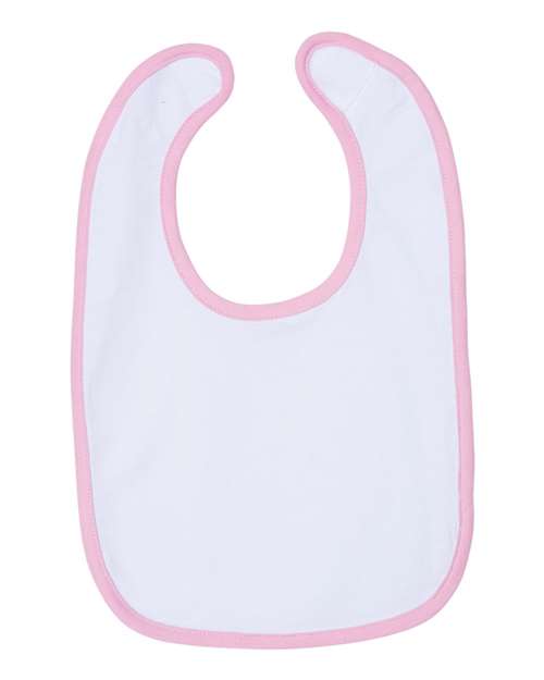 Infant Contrast Trim Premium Jersey Bib Rabbit Skins - 1004