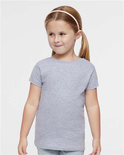 Toddler Girls Fine Jersey Tee Rabbit Skins - 3316