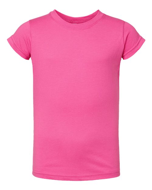 Toddler Girls Fine Jersey Tee Rabbit Skins - 3316