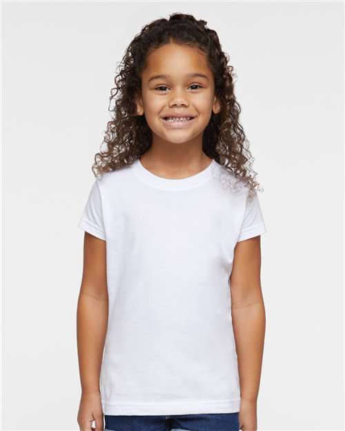 Toddler Girls Fine Jersey Tee Rabbit Skins - 3316