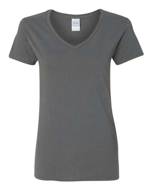 Women's Heavy Cotton™ V-Neck T-Shirt Gildan - 5V00L