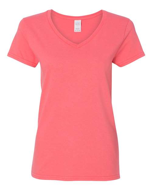 Women's Heavy Cotton™ V-Neck T-Shirt Gildan - 5V00L