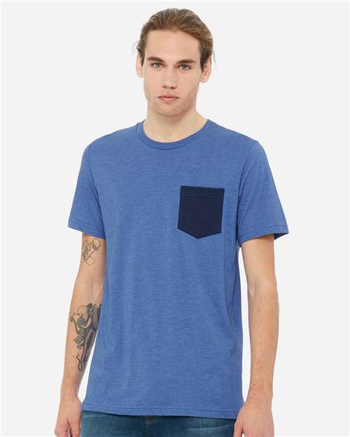 Men's Jersey Pocket Tee BELLA + CANVAS - 3021