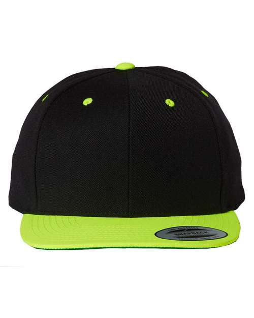 Premium Flat Bill Snapback Cap YP Classics - 6089M