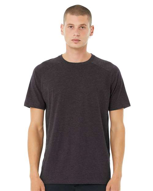 Men's Heather CVC Raglan Tee BELLA + CANVAS - 3201