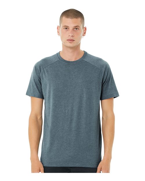 Men's Heather CVC Raglan Tee BELLA + CANVAS - 3201