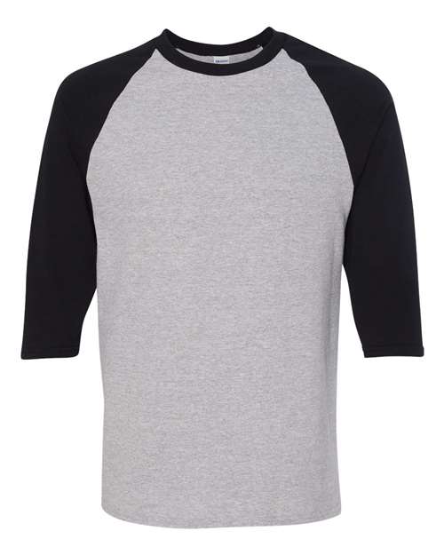 Unisex Heavy Cotton™ Raglan Three-Quarter Sleeve T-Shirt Gildan - 5700