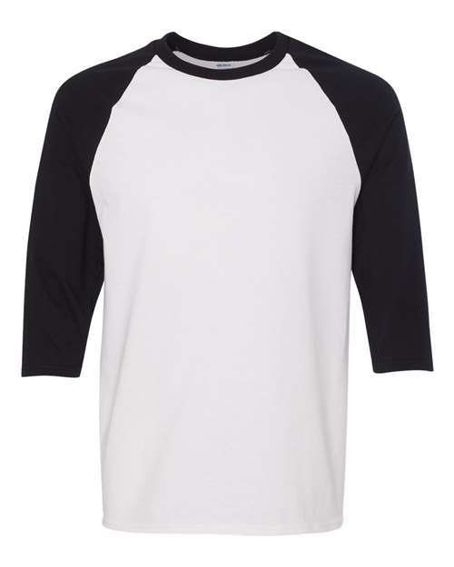Unisex Heavy Cotton™ Raglan Three-Quarter Sleeve T-Shirt Gildan - 5700