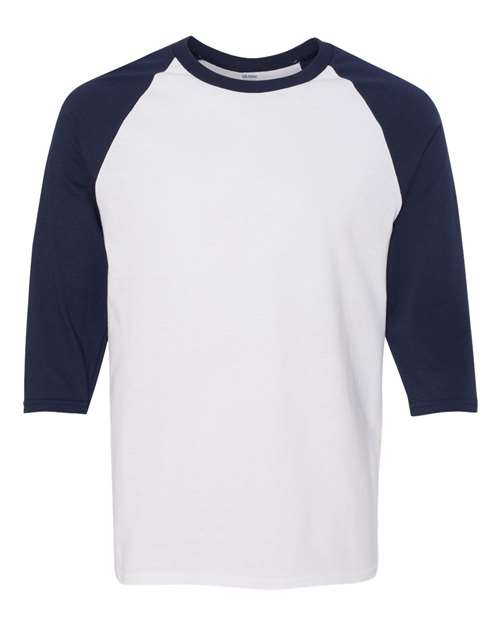 Unisex Heavy Cotton™ Raglan Three-Quarter Sleeve T-Shirt Gildan - 5700