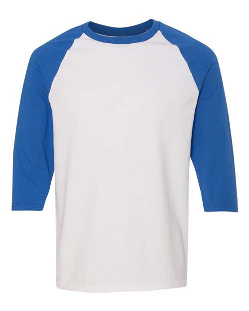 Unisex Heavy Cotton™ Raglan Three-Quarter Sleeve T-Shirt Gildan - 5700
