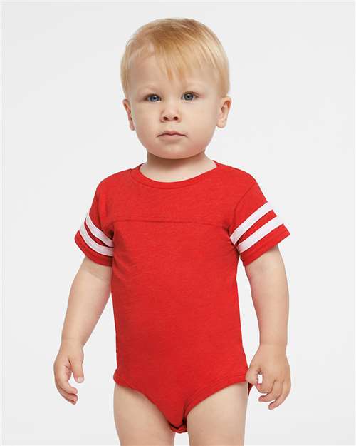 Infant Football Fine Jersey Bodysuit Rabbit Skins - 4437