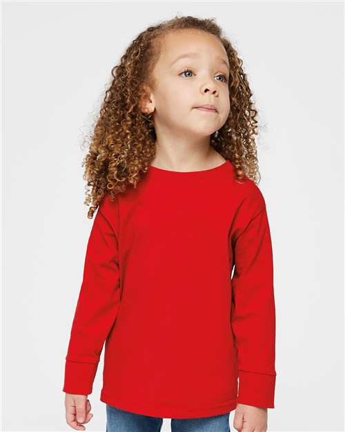 Toddler Fine Jersey Long Sleeve Tee Rabbit Skins - 3302