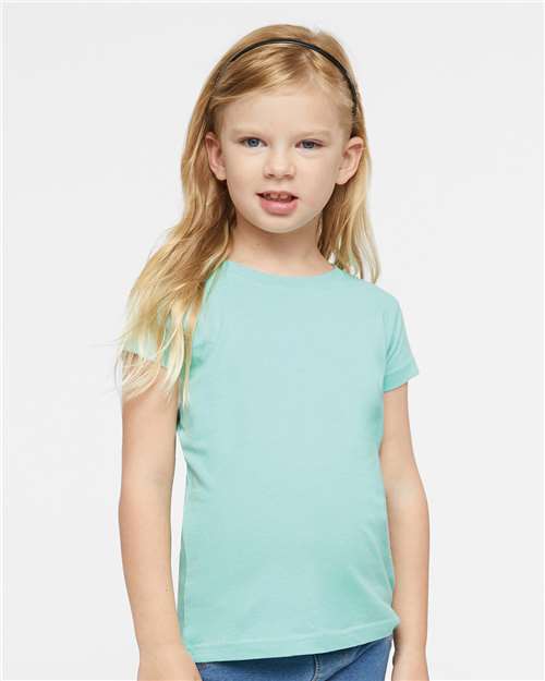 Toddler Girls Fine Jersey Tee Rabbit Skins - 3316