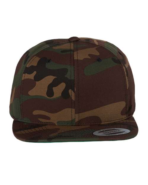 Premium Flat Bill Snapback Cap YP Classics - 6089M
