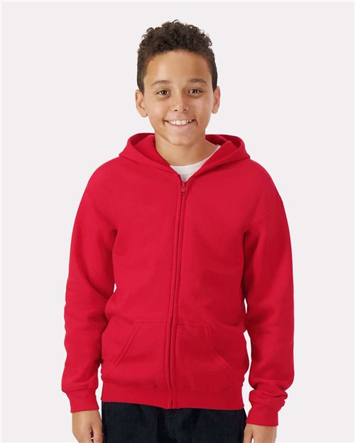Youth Heavy Blend™ Full-Zip Hooded Sweatshirt Gildan - 18600B