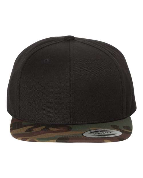 Premium Flat Bill Snapback Cap YP Classics - 6089M