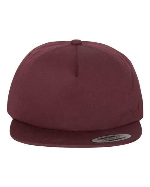 Lightly-Structured Five-Panel Snapback Cap YP Classics - 6502