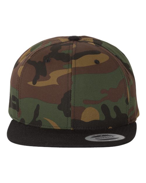Premium Flat Bill Snapback Cap YP Classics - 6089M