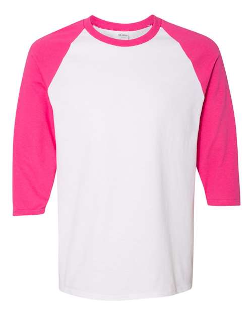 Unisex Heavy Cotton™ Raglan Three-Quarter Sleeve T-Shirt Gildan - 5700