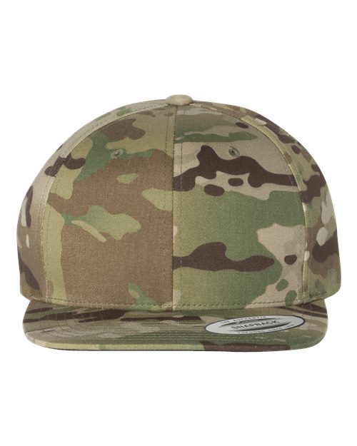 Premium Flat Bill Snapback Cap YP Classics - 6089M
