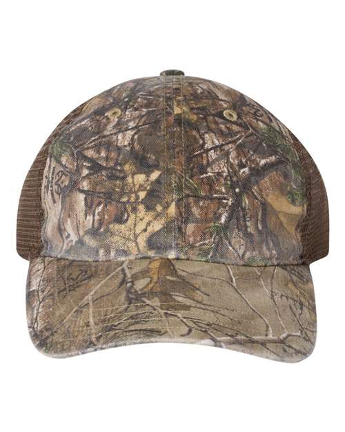 Garment Washed Printed Trucker Cap Richardson - 111P